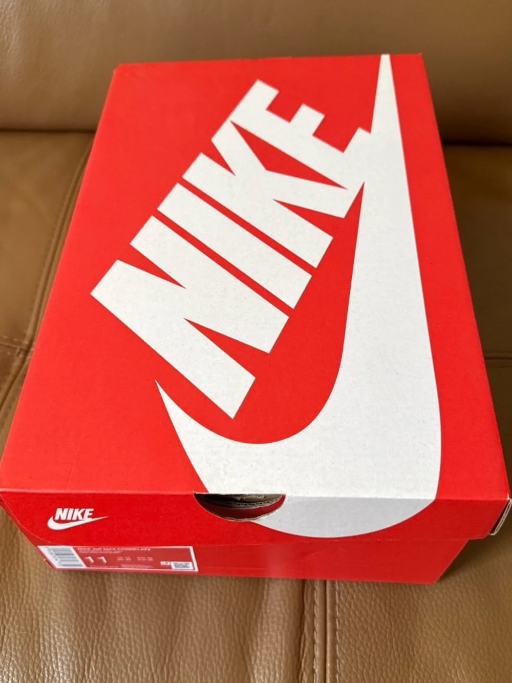 Nike Men’s Gray, White and Red Athletic Sneakers